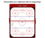 Red Hockey Clipboard